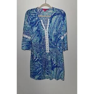 Lily Pulitzer Women’s Hollie Tunic Dress Blue Size XXS